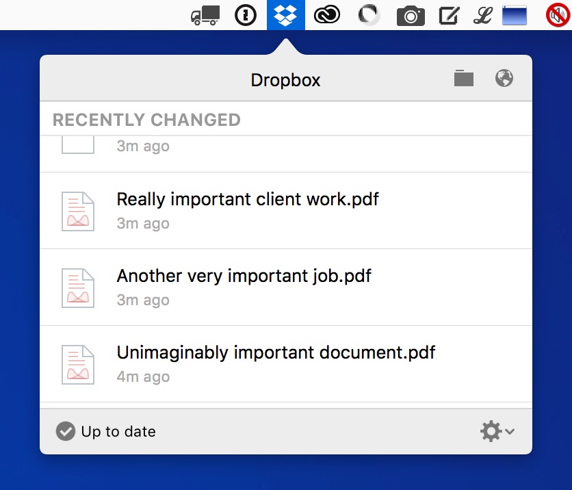 changes in dropbox not syncing