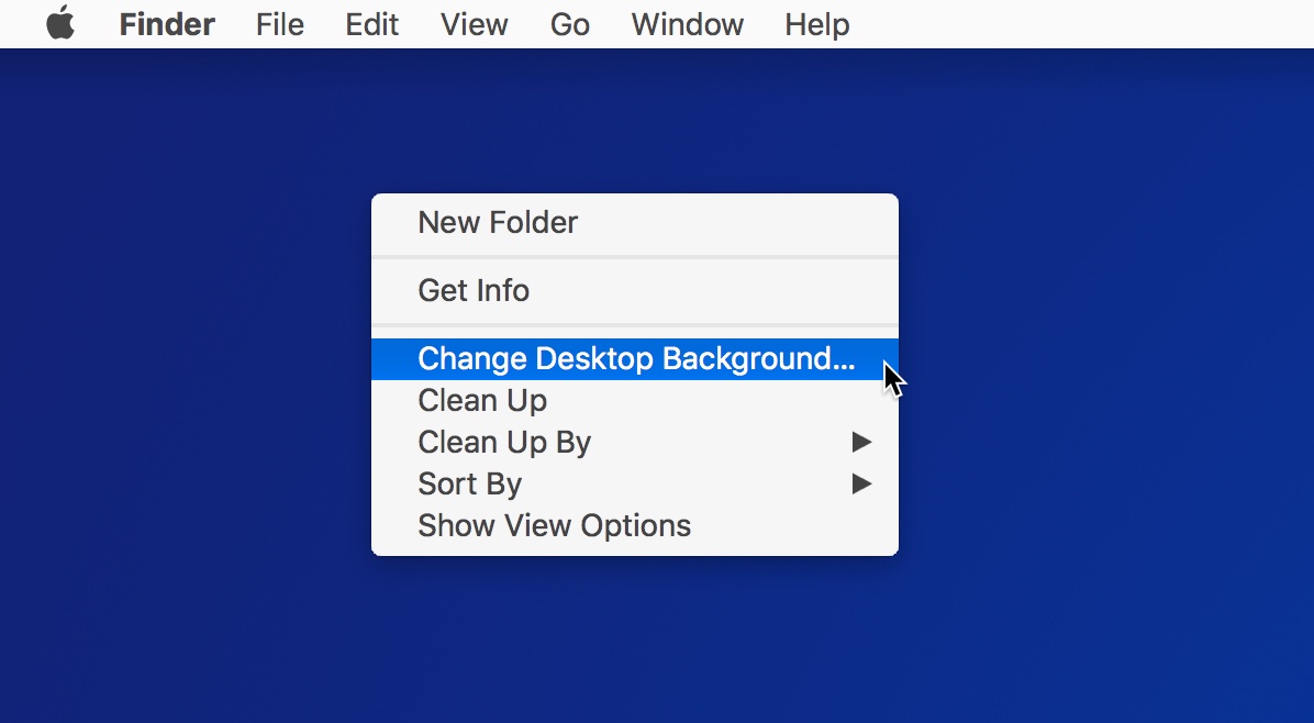 Change Desktop Background