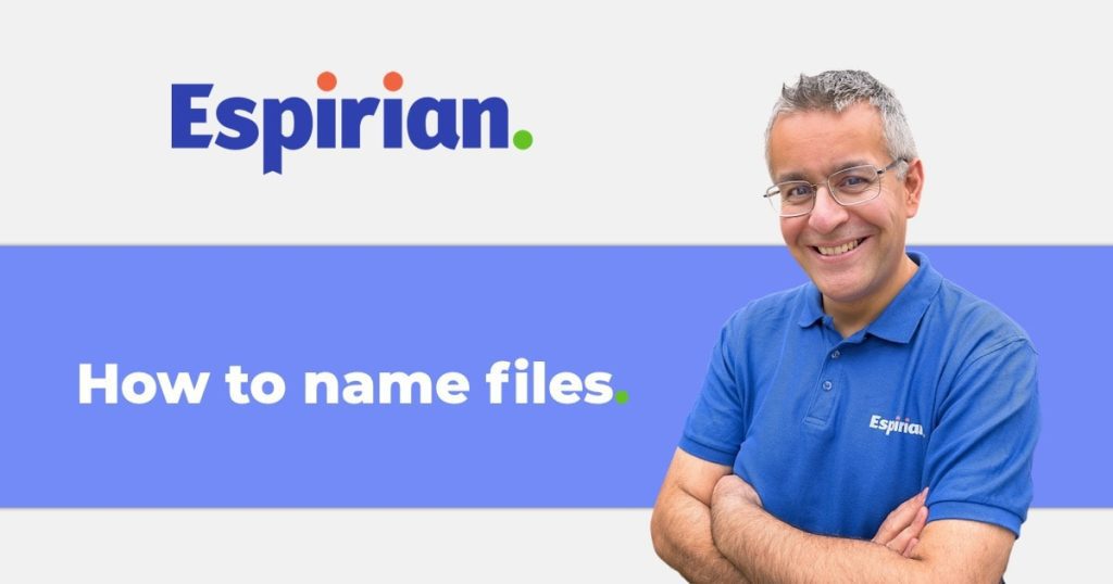 How to name files