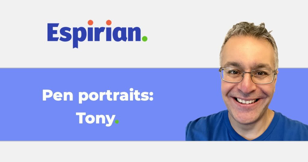 Pen portraits: Tony