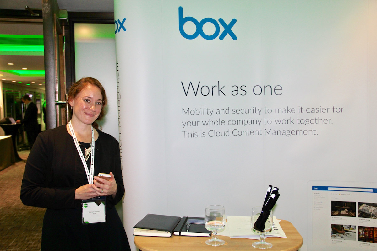 Box stand at CMO Inspired October 2017
