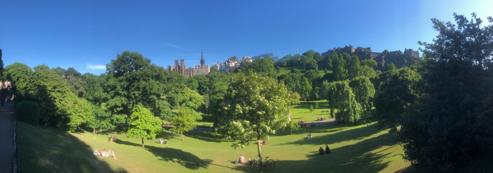 Edinburgh's Princes Street Gardens, 6 June 2018