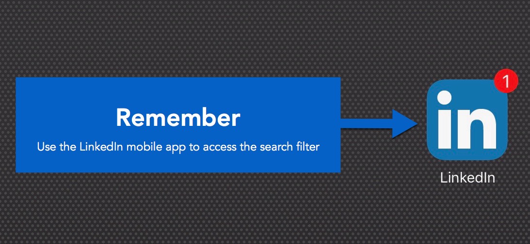 LinkedIn mobile app reminder