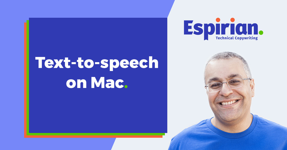 macbook text to speech