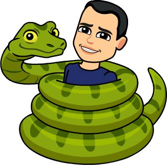 BitmoJohn with a snake