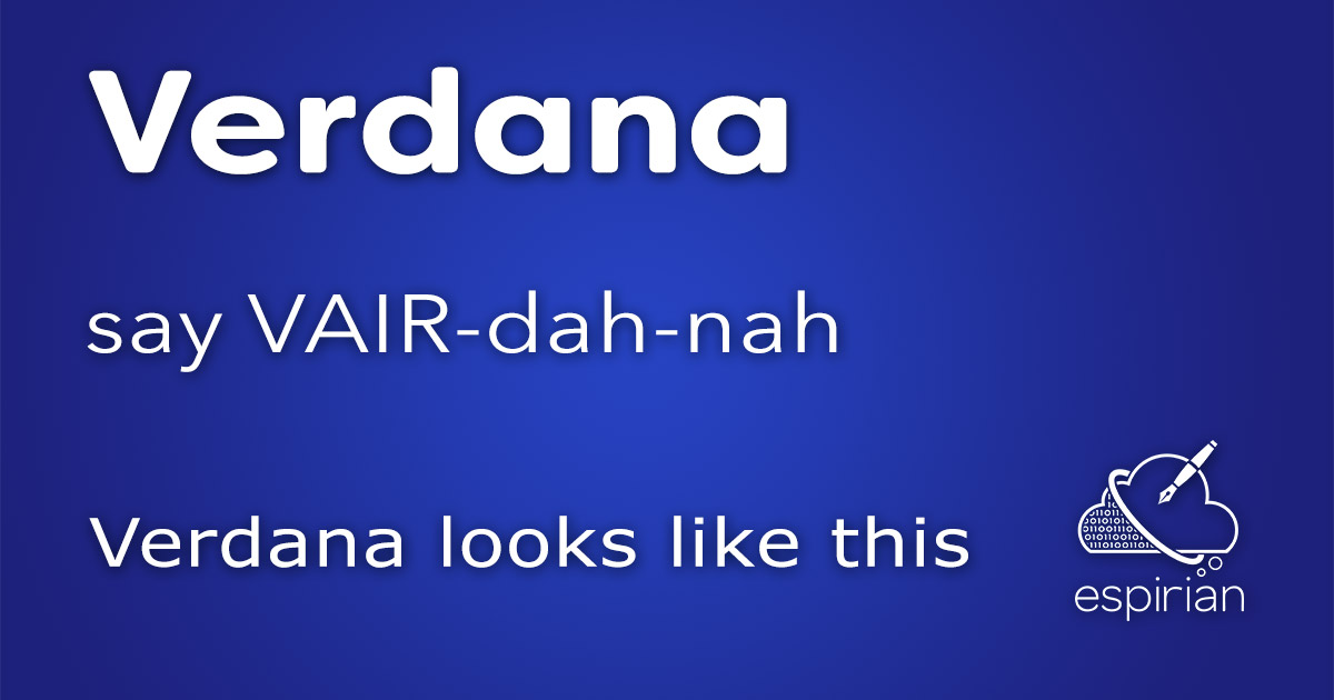 Verdana