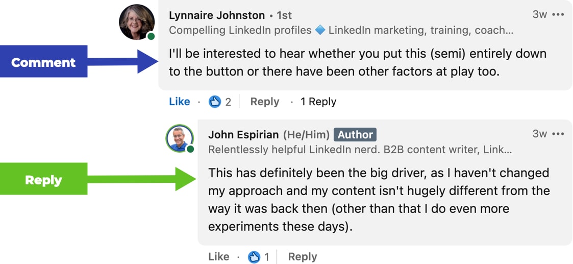 LinkedIn commenting tips