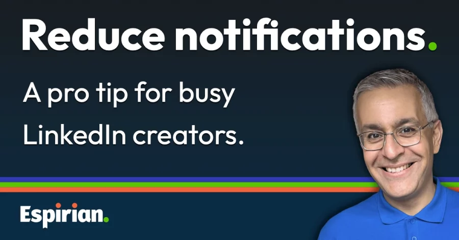 Reduce LinkedIn notifications
